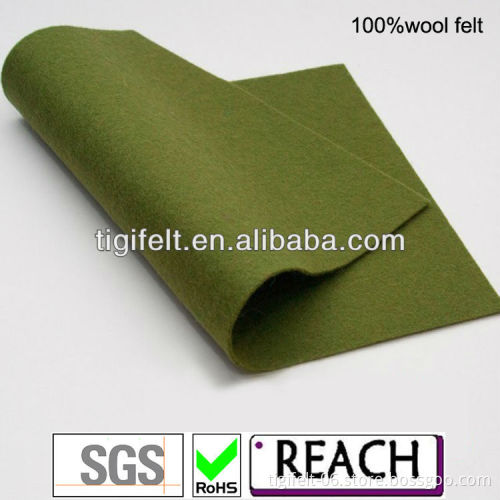 wool felt Olive color 1mm for crafts